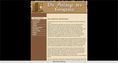 Desktop Screenshot of geschichte-fotografie.de